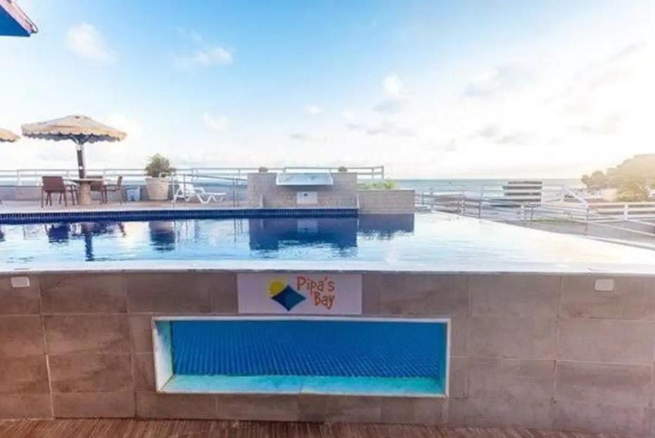Pipas Bay - Flat Beira Mar Apartment Praia de Pipa Bagian luar foto